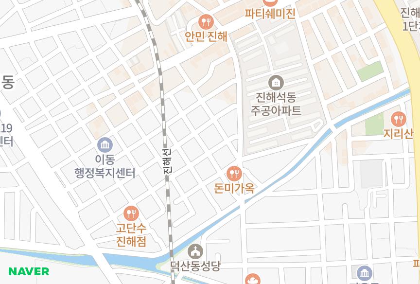 경상남도 창원시 진해구 이동 이삼양프라자5차 위치·실거래 시세 지도
