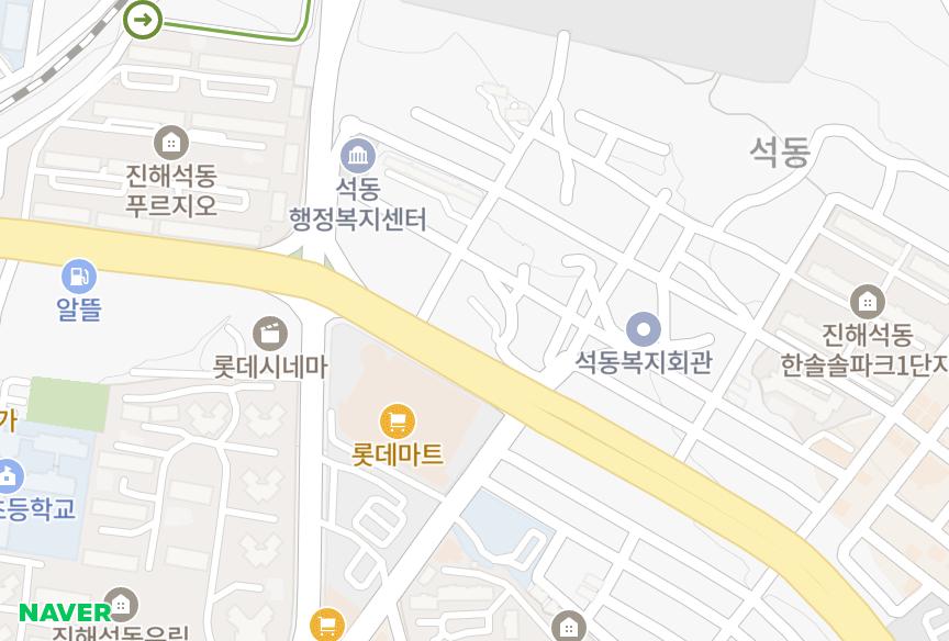 경상남도 창원시 진해구 석동 우성빌라 위치·실거래 시세 지도