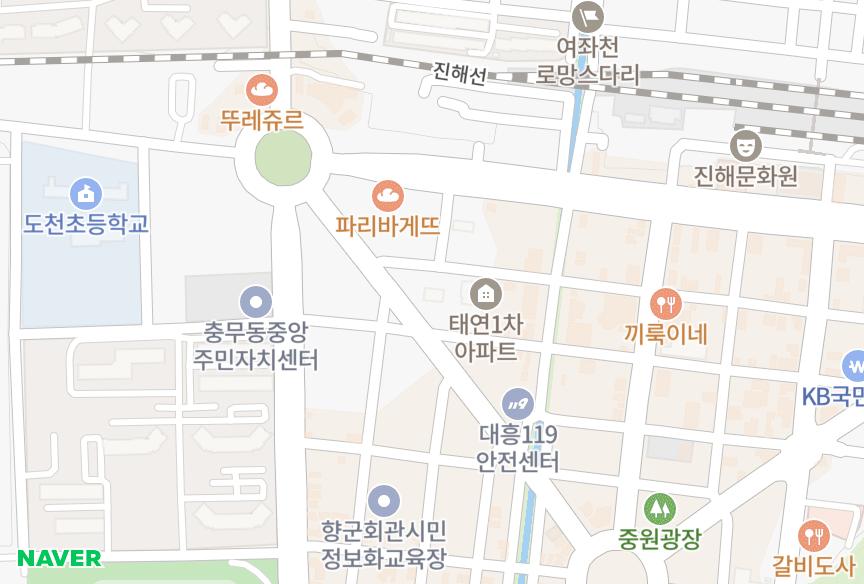 경상남도 창원시 진해구 화천동 화천타워 위치·실거래 시세 지도