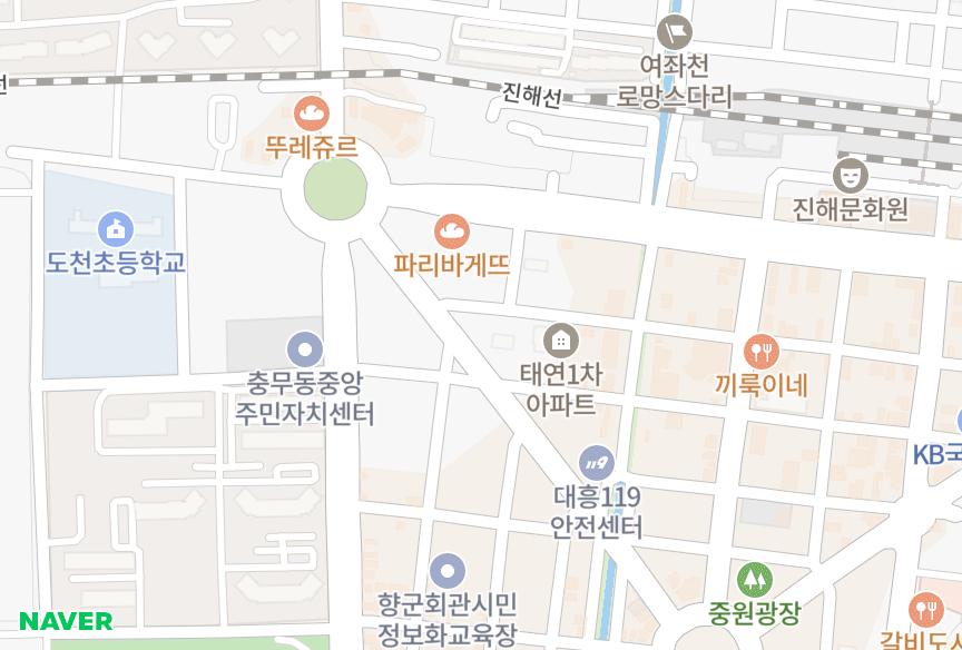 경상남도 창원시 진해구 화천동 화천로얄스톤2차 위치·실거래 시세 지도