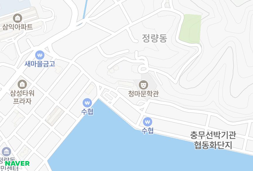 경상남도 통영시 정량동 한창마운트맨션 위치·실거래 시세 지도