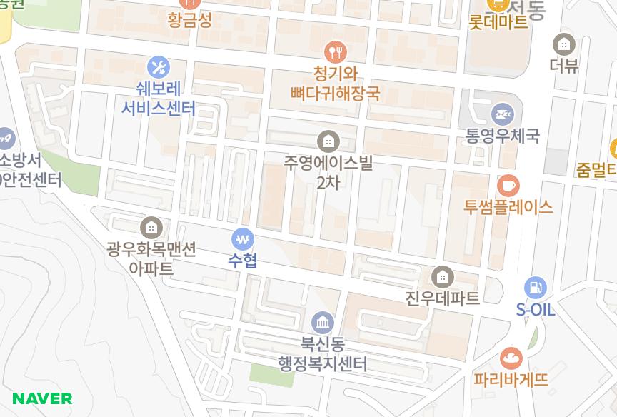 경상남도 통영시 무전동 동하피아존2차 위치·실거래 시세 지도
