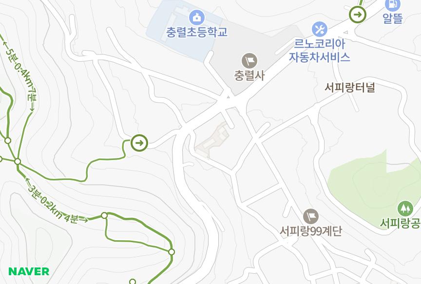 경상남도 통영시 명정동 충렬 위치·실거래 시세 지도