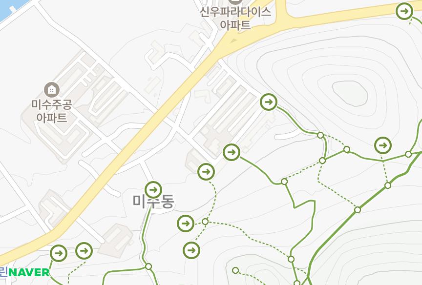 경상남도 통영시 미수동 미수태영빌라2차 위치·실거래 시세 지도