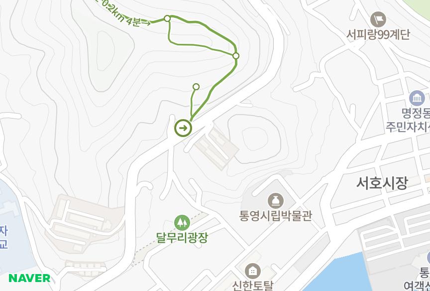 경상남도 통영시 도천동 만유빌라트 위치·실거래 시세 지도