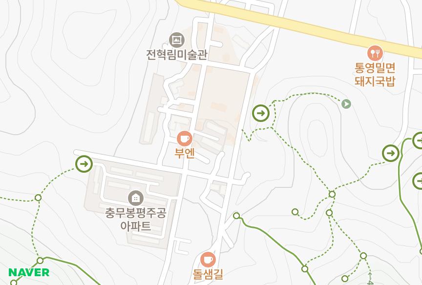 경상남도 통영시 봉평동 광우맨션 위치·실거래 시세 지도
