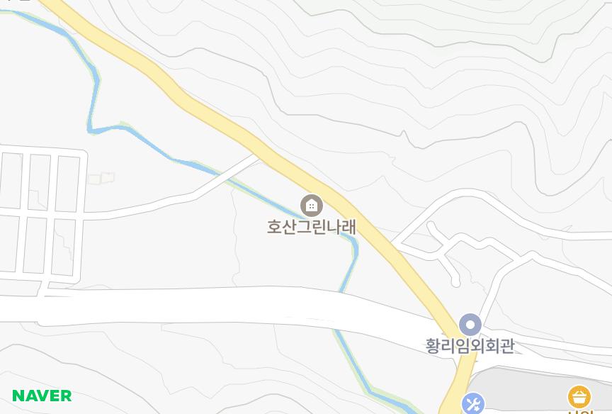 경상남도 통영시 광도면 황리 호산그린나래 위치·실거래 시세 지도