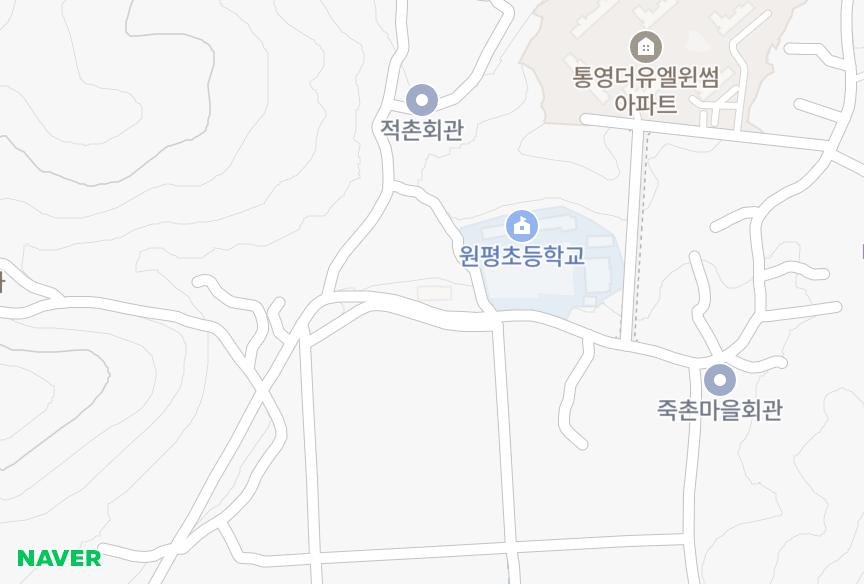 경상남도 통영시 용남면 원평리 영진원빌라 위치·실거래 시세 지도