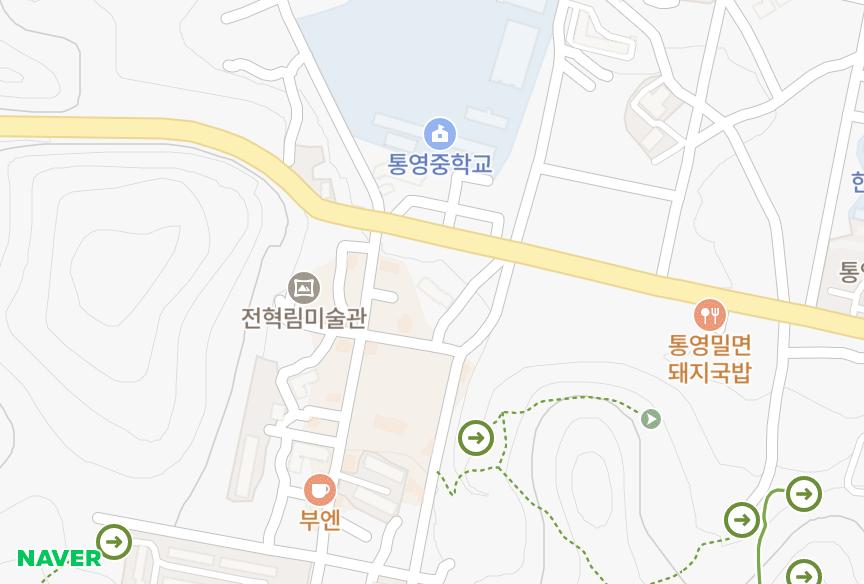 경상남도 통영시 봉평동 고려빌라맨션 위치·실거래 시세 지도