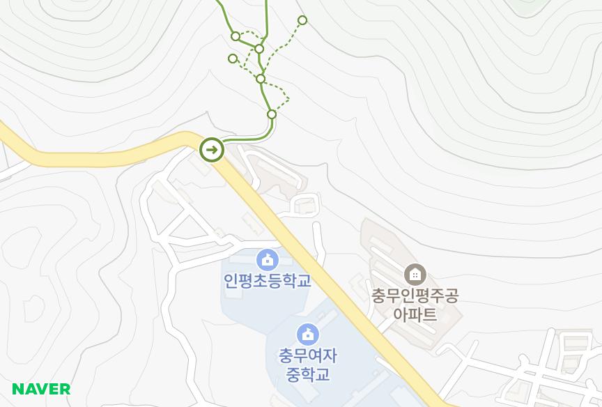 경상남도 통영시 인평동 해피니스 위치·실거래 시세 지도