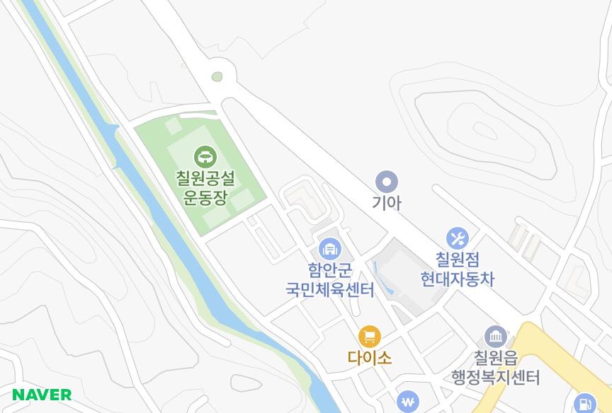 경상남도 함안군 칠원읍 용산리 신영장미맨션 위치·실거래 시세 지도