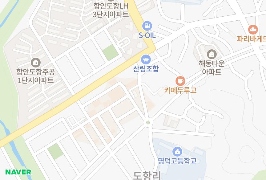 경상남도 함안군 가야읍 도항리 로얄베스트 위치·실거래 시세 지도