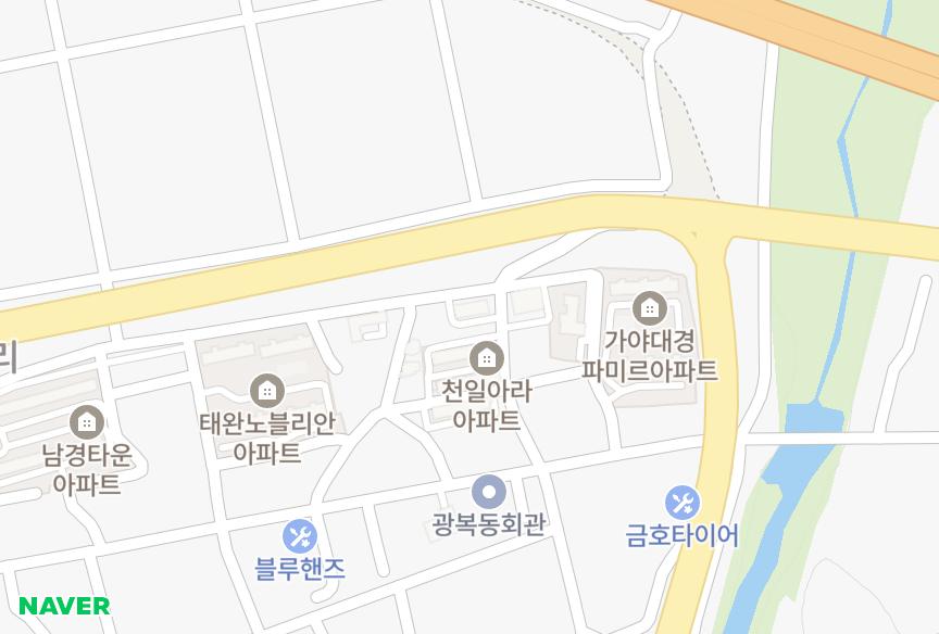 경상남도 함안군 가야읍 검암리 동원체어빌 위치·실거래 시세 지도