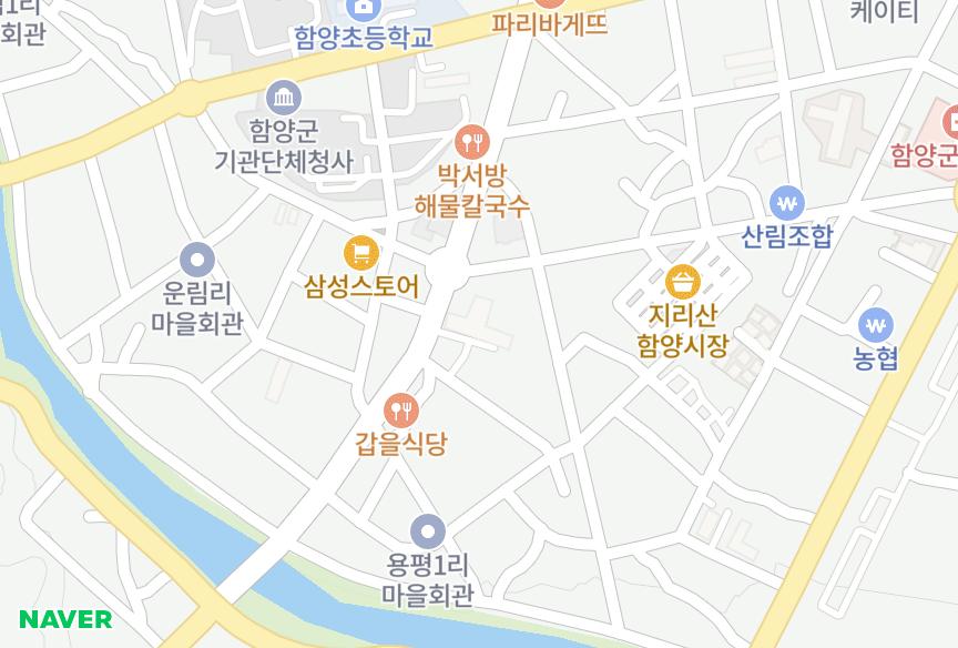 경상남도 함양군 함양읍 용평리 한성사랑채 위치·실거래 시세 지도
