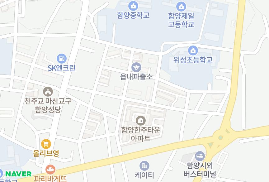 경상남도 함양군 함양읍 교산리 라비두스 위치·실거래 시세 지도
