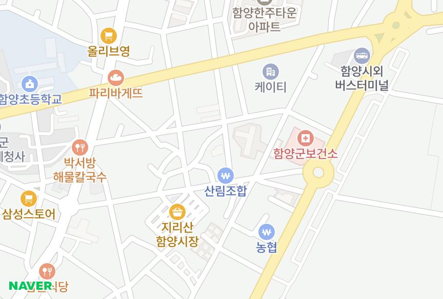 경상남도 함양군 함양읍 용평리 동호빌 위치·실거래 시세 지도