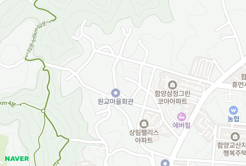 경상남도 함양군 함양읍 교산리 미성하이츠빌라 위치·실거래 시세 지도