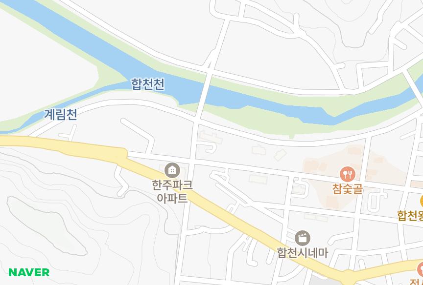 경상남도 합천군 합천읍 합천리 가양라끄빌 위치·실거래 시세 지도