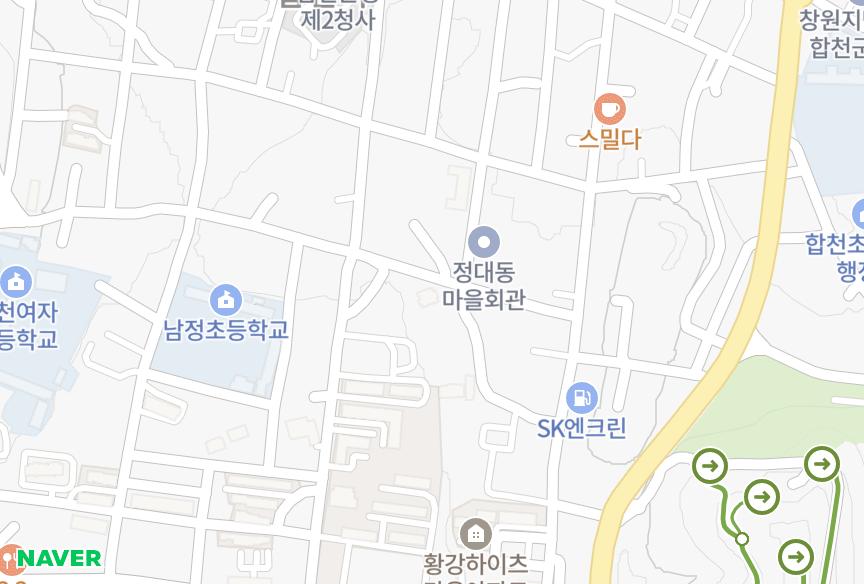 경상남도 합천군 합천읍 합천리 트라움하우스 위치·실거래 시세 지도