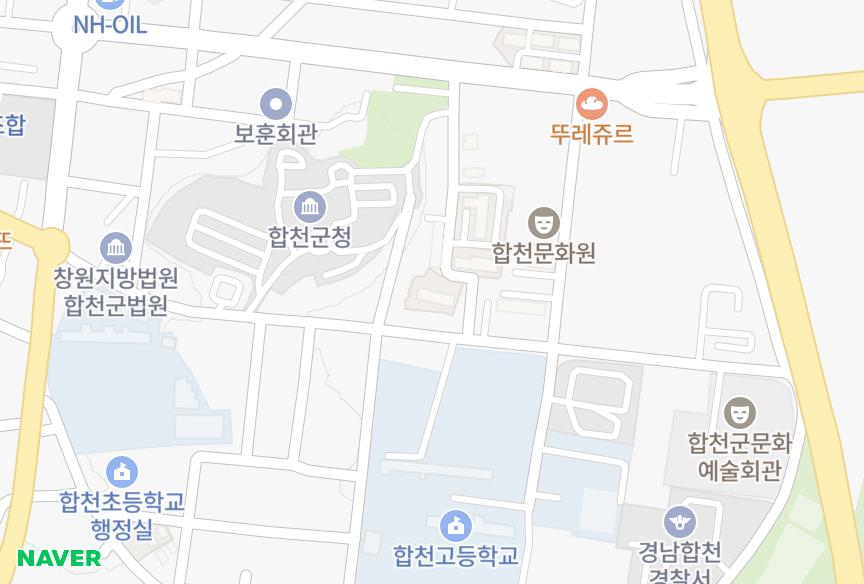경상남도 합천군 합천읍 합천리 대야1차 위치·실거래 시세 지도