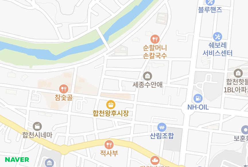경상남도 합천군 합천읍 합천리 서원타운 위치·실거래 시세 지도