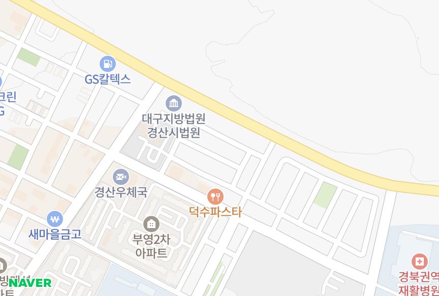 경상북도 경산시 사동 대화타워펠리스 위치·실거래 시세 지도