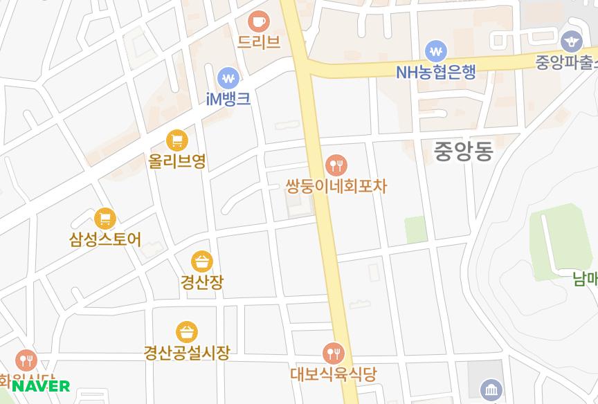 경상북도 경산시 중방동 해성센트럴파크 위치·실거래 시세 지도