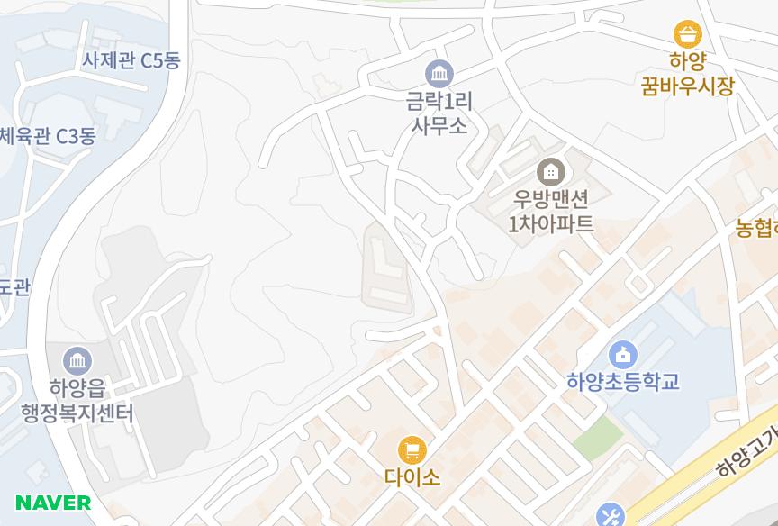 경상북도 경산시 하양읍 금락리 개나리 위치·실거래 시세 지도