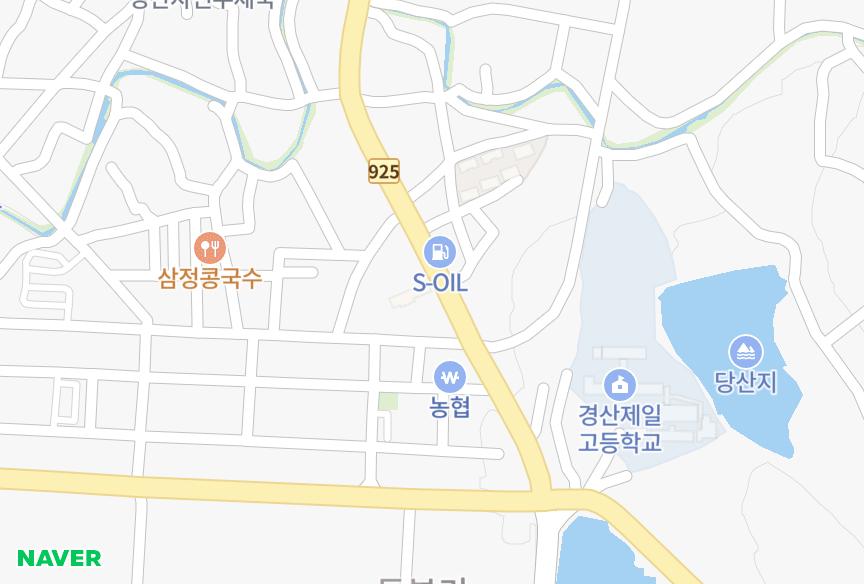 경상북도 경산시 자인면 동부리 동부맨션 위치·실거래 시세 지도