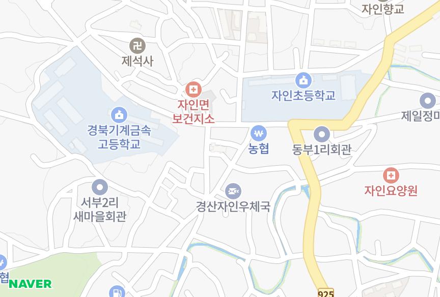 경상북도 경산시 자인면 서부리 자인사랑마을 위치·실거래 시세 지도
