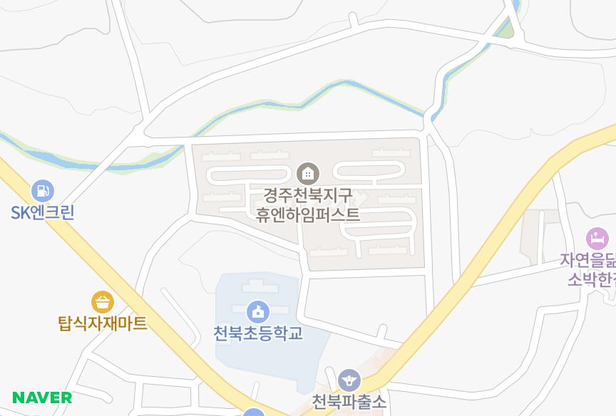 경상북도 경주시 천북면 동산리 휴엔하임퍼스트 위치·실거래 시세 지도