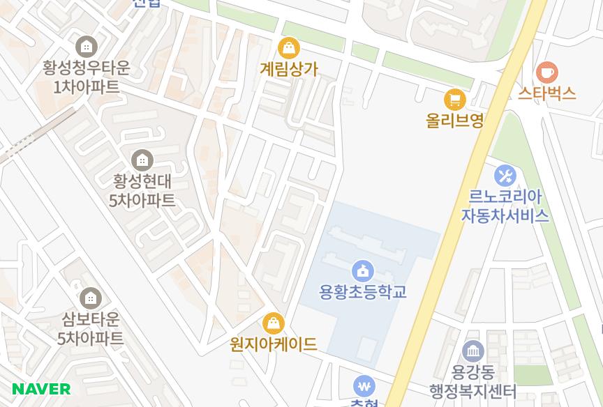 경상북도 경주시 황성동 송정그랜져맨션 위치·실거래 시세 지도