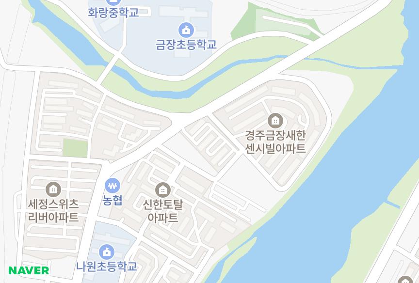 경상북도 경주시 현곡면 금장리 신흥아델리움 위치·실거래 시세 지도