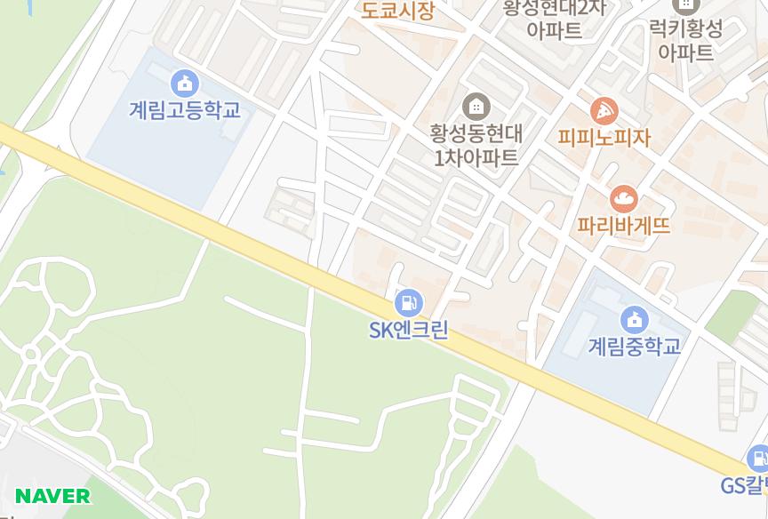 경상북도 경주시 황성동 진홍빌리지 위치·실거래 시세 지도