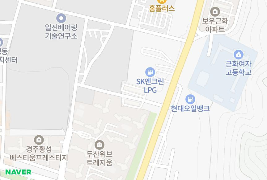 경상북도 경주시 용강동 보우주택용강빌리지 위치·실거래 시세 지도