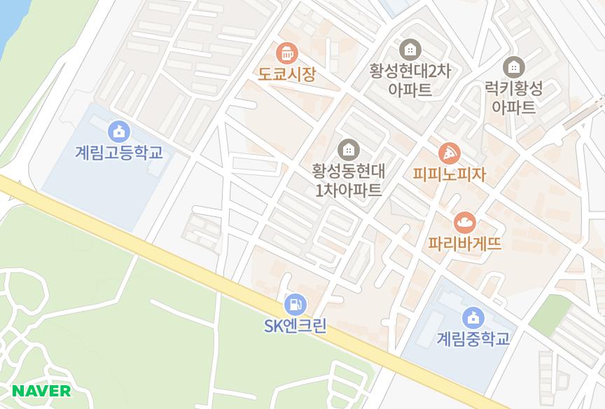 경상북도 경주시 황성동 우주 위치·실거래 시세 지도