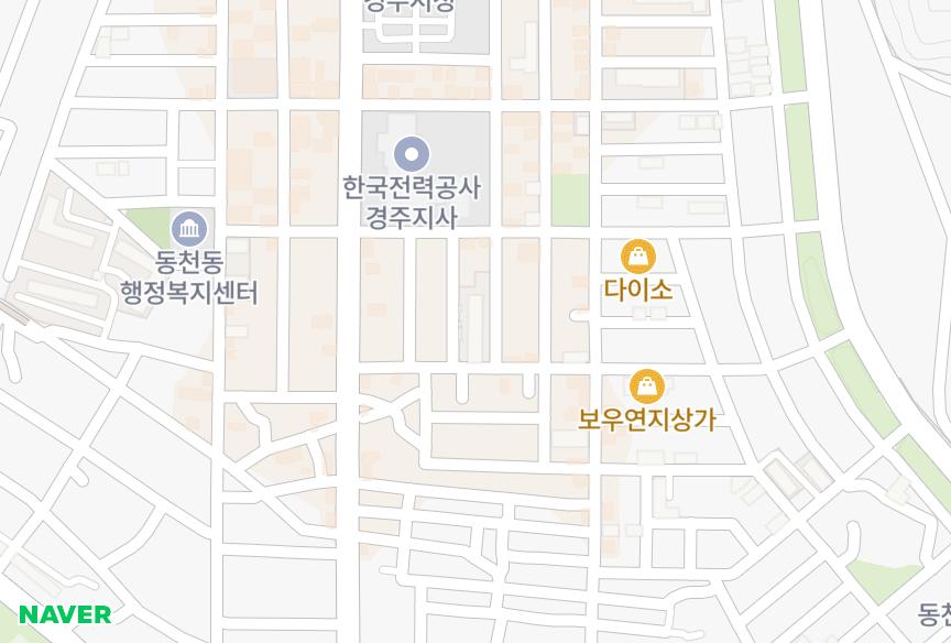 경상북도 경주시 동천동 한신청실맨션 위치·실거래 시세 지도