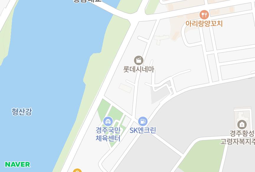 경상북도 경주시 황성동 경일리버뷰 위치·실거래 시세 지도