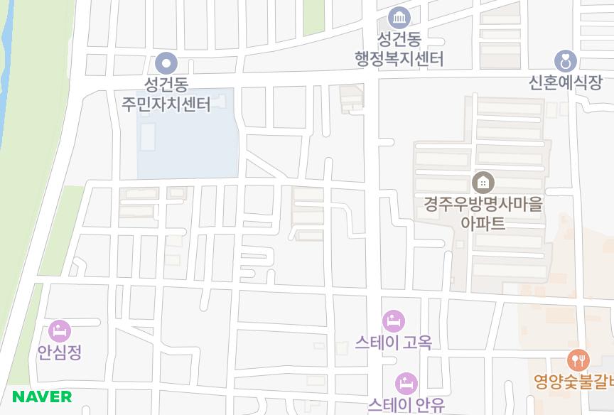 경상북도 경주시 성건동 경동 위치·실거래 시세 지도