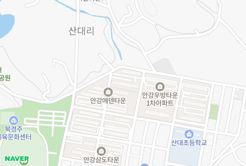 경상북도 경주시 안강읍 산대리 삼도청솔 위치·실거래 시세 지도