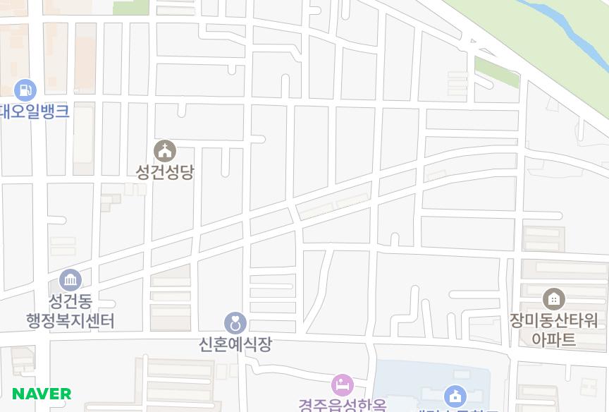 경상북도 경주시 성건동 성건신흥그린시아3차 위치·실거래 시세 지도