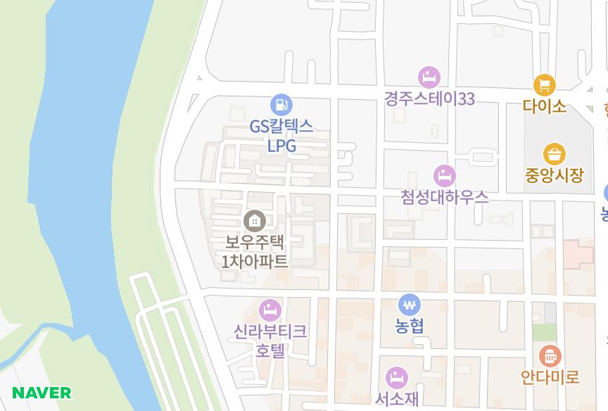 경상북도 경주시 성건동 삼영장미 위치·실거래 시세 지도
