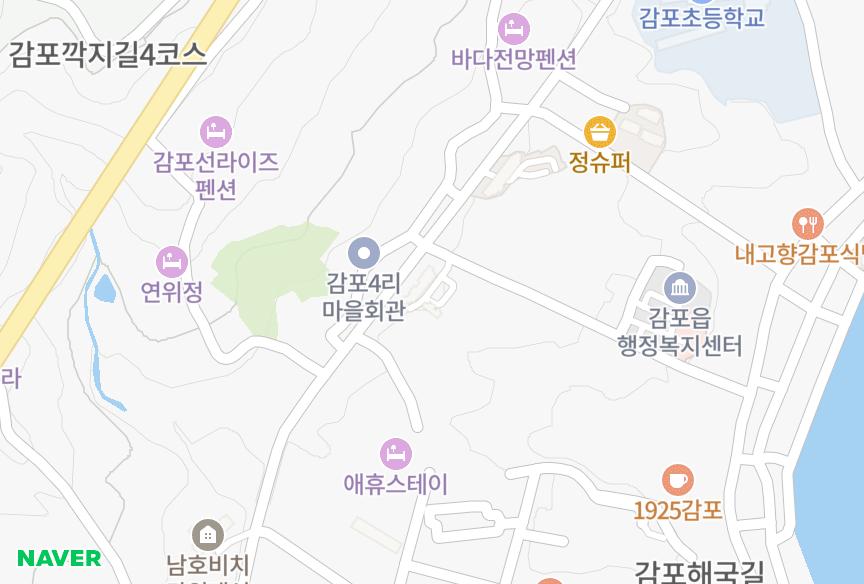 경상북도 경주시 감포읍 감포리 감포꿈애공간 위치·실거래 시세 지도