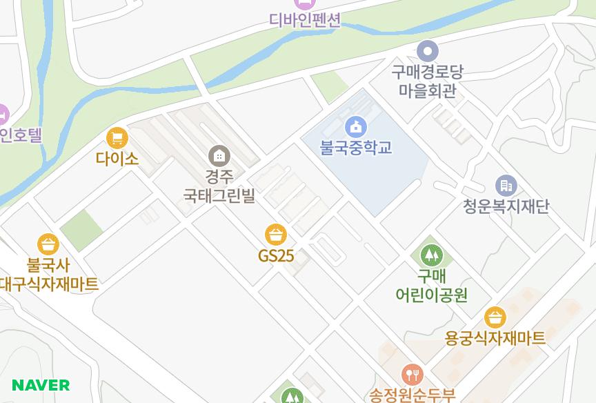 경상북도 경주시 시래동 대호하이빌아파트2차202동 위치·실거래 시세 지도