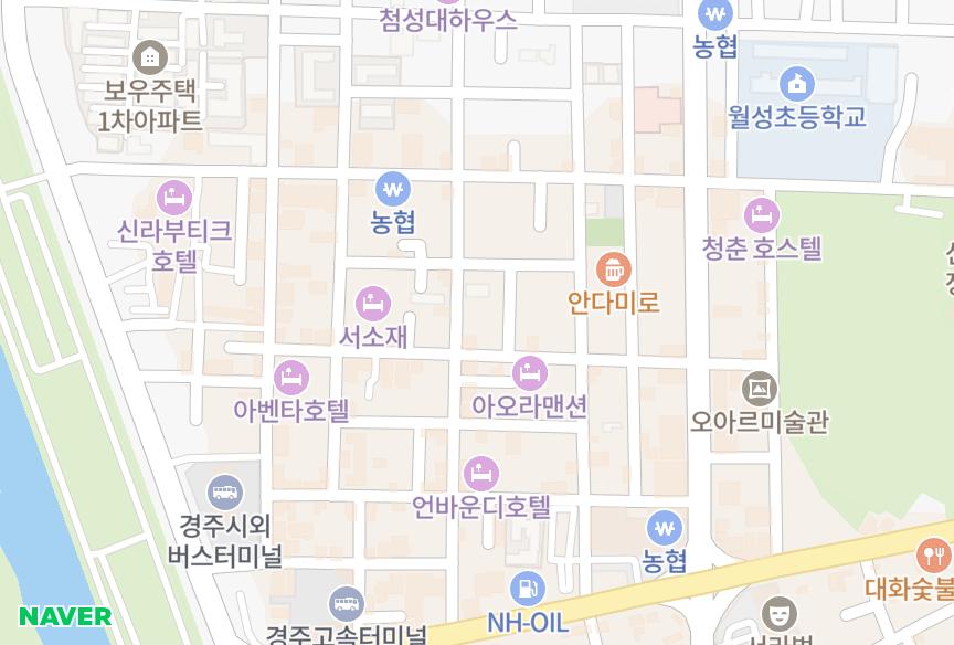 경상북도 경주시 노서동 가나1차 위치·실거래 시세 지도
