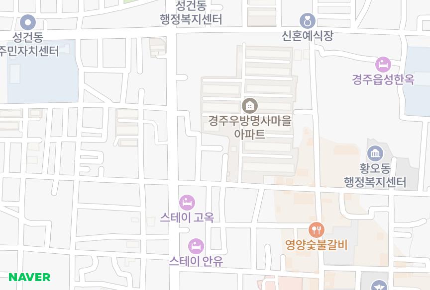 경상북도 경주시 서부동 승일빌라 위치·실거래 시세 지도