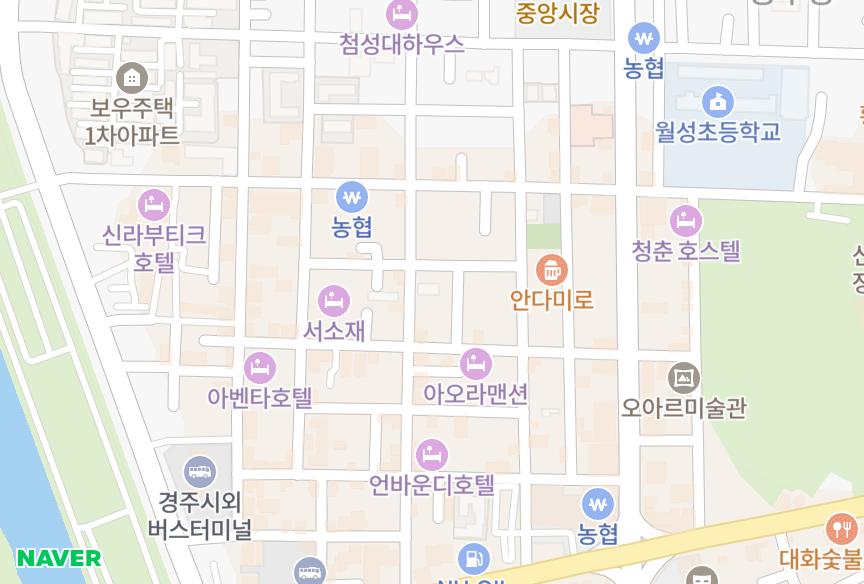 경상북도 경주시 노서동 노서가나아파트2차 위치·실거래 시세 지도
