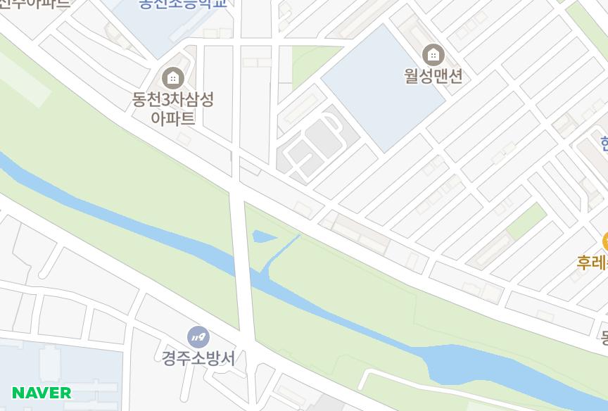 경상북도 경주시 동천동 동천리버뷰 위치·실거래 시세 지도
