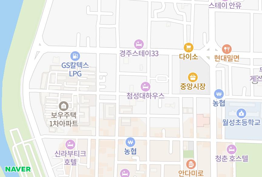 경상북도 경주시 성건동 선파크 위치·실거래 시세 지도