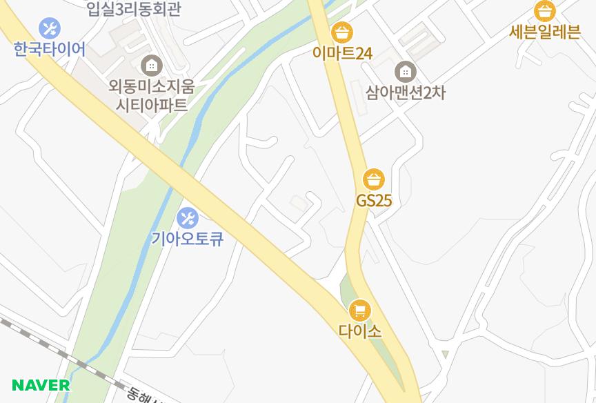 경상북도 경주시 외동읍 입실리 드림뷰 위치·실거래 시세 지도